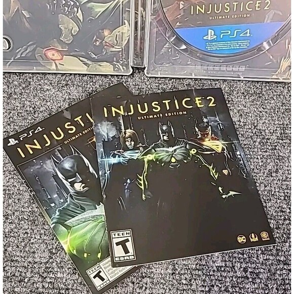 Injustice 2: Ultimate Edition Sony PlayStation 4, 2017 Steelbook CIB Batman PS4 - Picture 4 of 6
